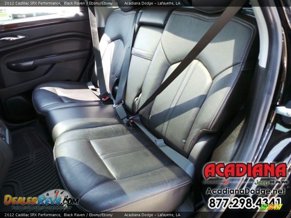 2012 Cadillac SRX Performance Black Raven / Ebony/Ebony Photo #28