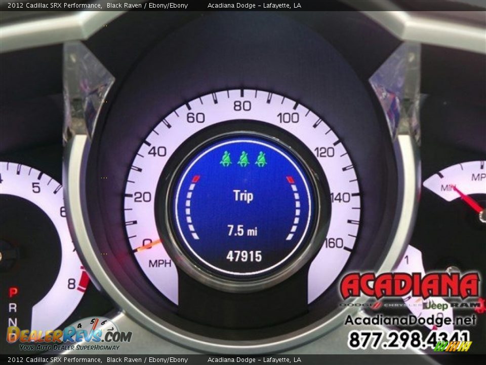 2012 Cadillac SRX Performance Black Raven / Ebony/Ebony Photo #32