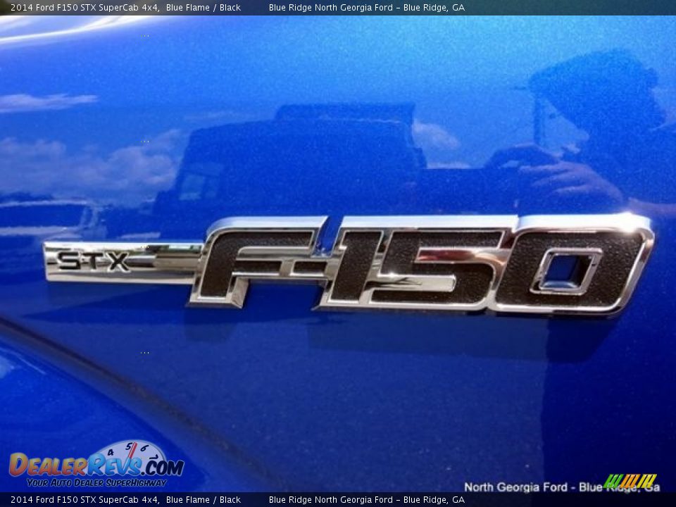 2014 Ford F150 STX SuperCab 4x4 Blue Flame / Black Photo #36