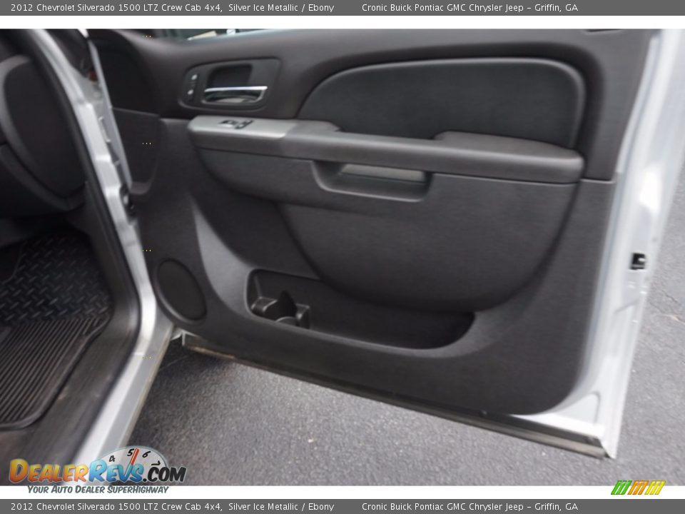 2012 Chevrolet Silverado 1500 LTZ Crew Cab 4x4 Silver Ice Metallic / Ebony Photo #20