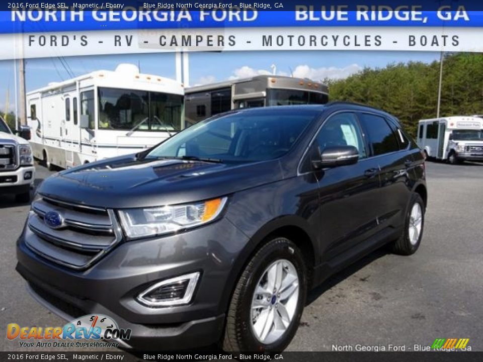 2016 Ford Edge SEL Magnetic / Ebony Photo #1