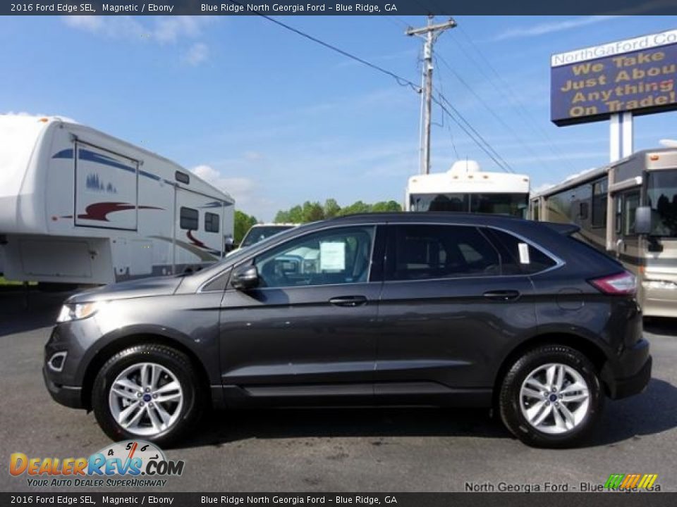 2016 Ford Edge SEL Magnetic / Ebony Photo #2