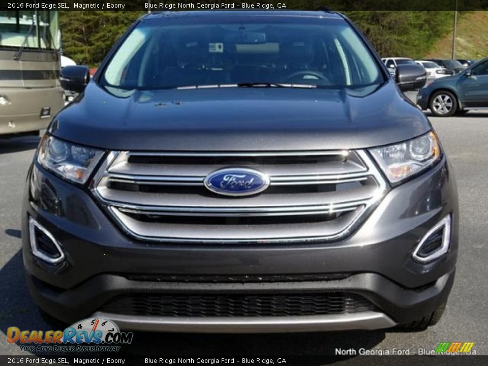 2016 Ford Edge SEL Magnetic / Ebony Photo #8
