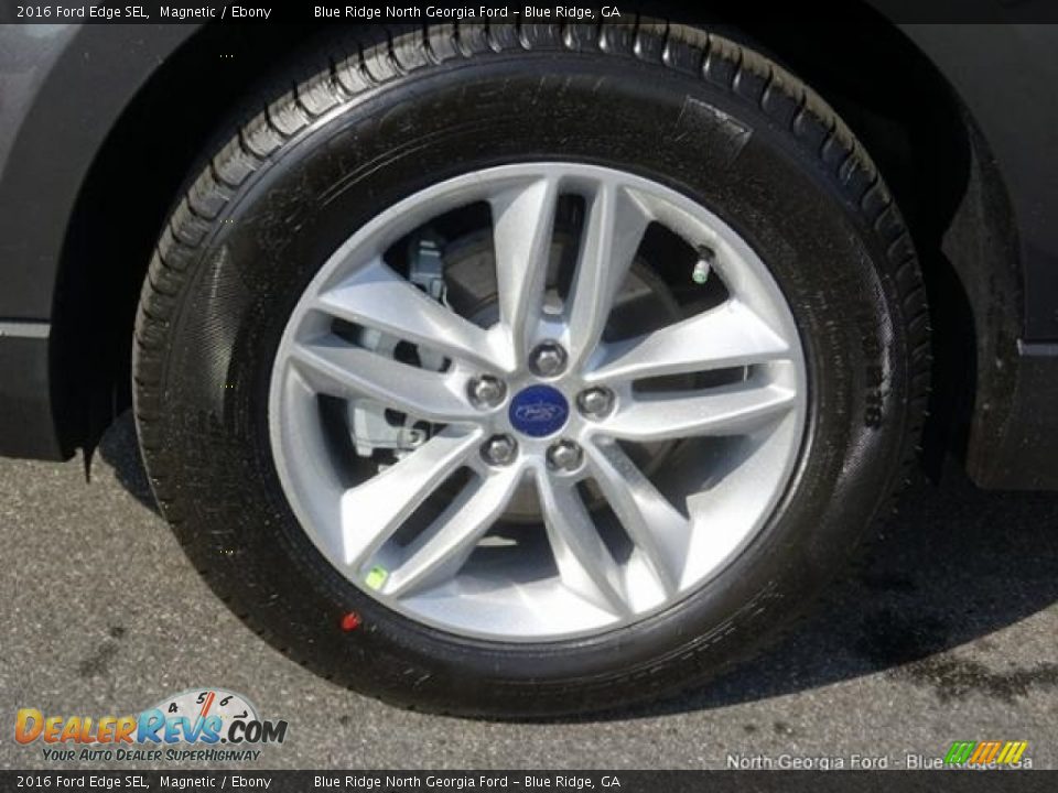 2016 Ford Edge SEL Magnetic / Ebony Photo #9