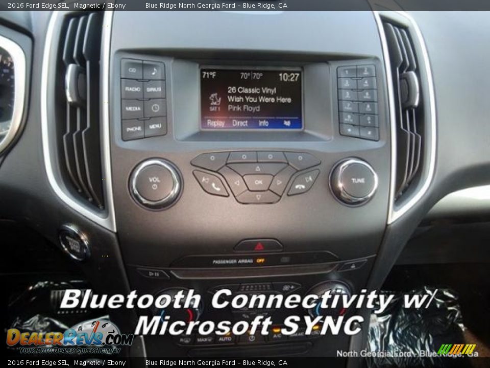 2016 Ford Edge SEL Magnetic / Ebony Photo #19