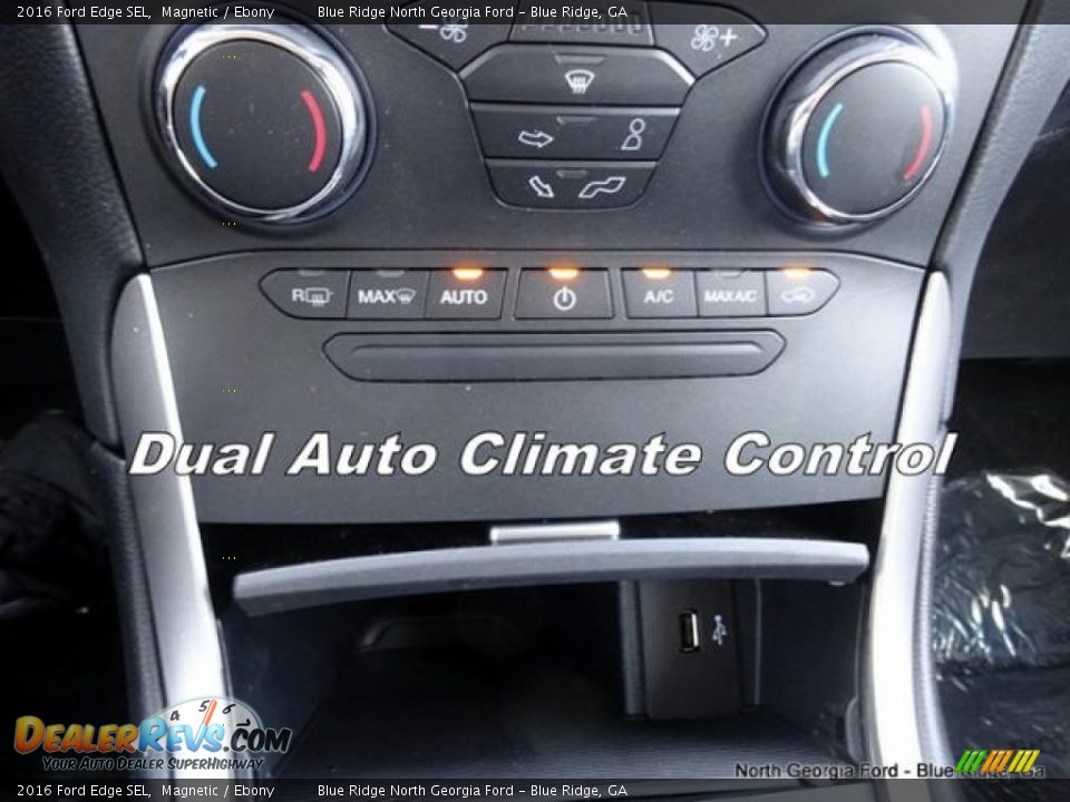 2016 Ford Edge SEL Magnetic / Ebony Photo #22