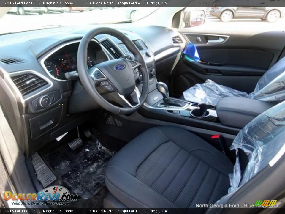 2016 Ford Edge SEL Magnetic / Ebony Photo #28