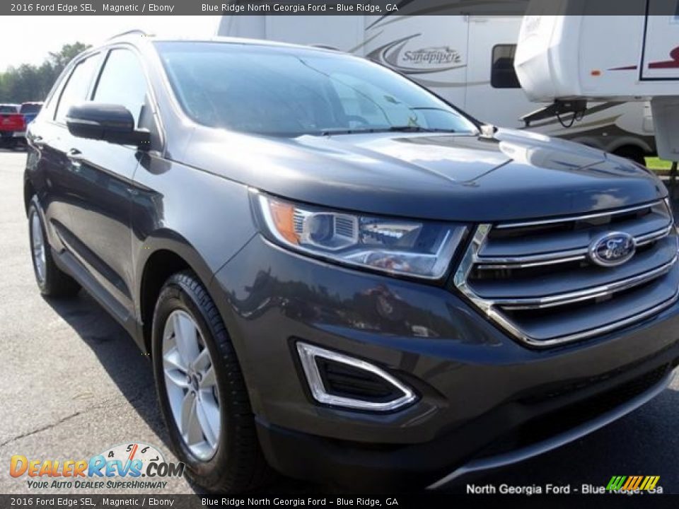 2016 Ford Edge SEL Magnetic / Ebony Photo #33