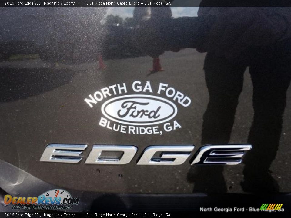 2016 Ford Edge SEL Magnetic / Ebony Photo #36