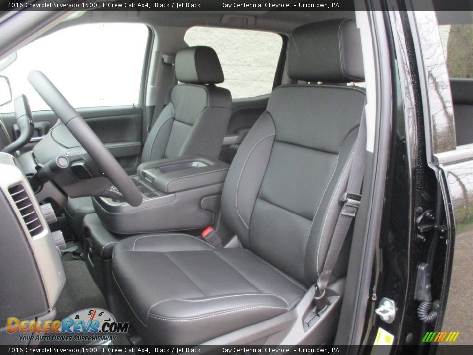 2016 Chevrolet Silverado 1500 LT Crew Cab 4x4 Black / Jet Black Photo #11