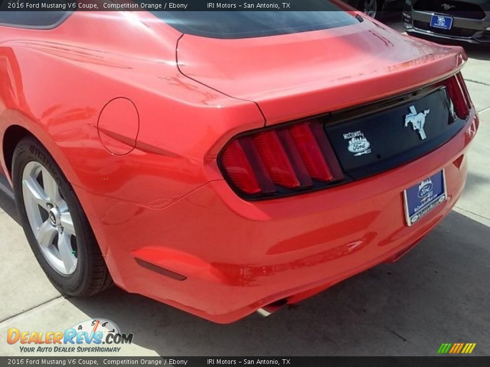 2016 Ford Mustang V6 Coupe Competition Orange / Ebony Photo #29