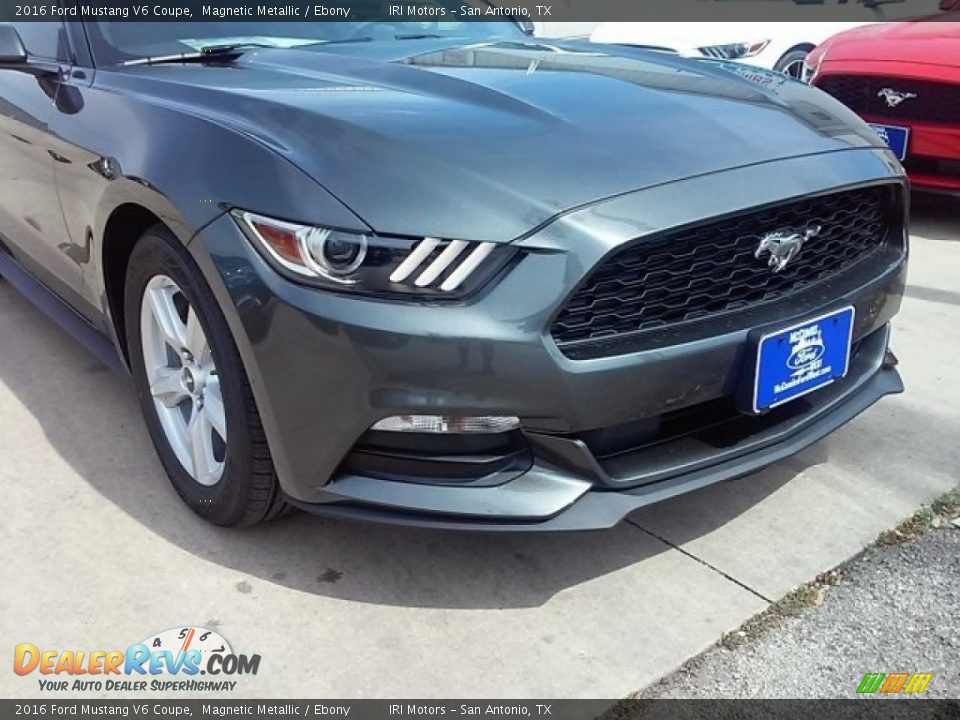 2016 Ford Mustang V6 Coupe Magnetic Metallic / Ebony Photo #3