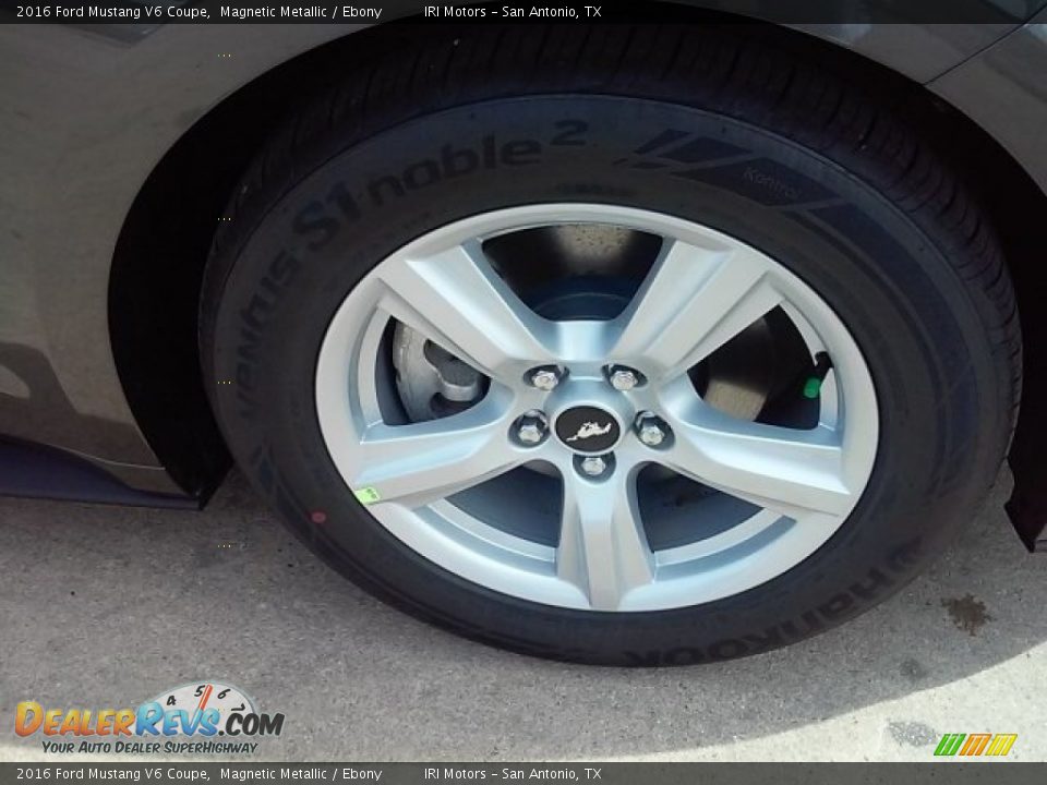 2016 Ford Mustang V6 Coupe Magnetic Metallic / Ebony Photo #4