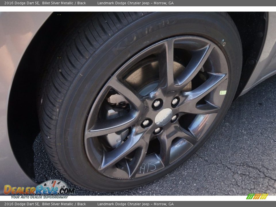 2016 Dodge Dart SE Billet Silver Metallic / Black Photo #5