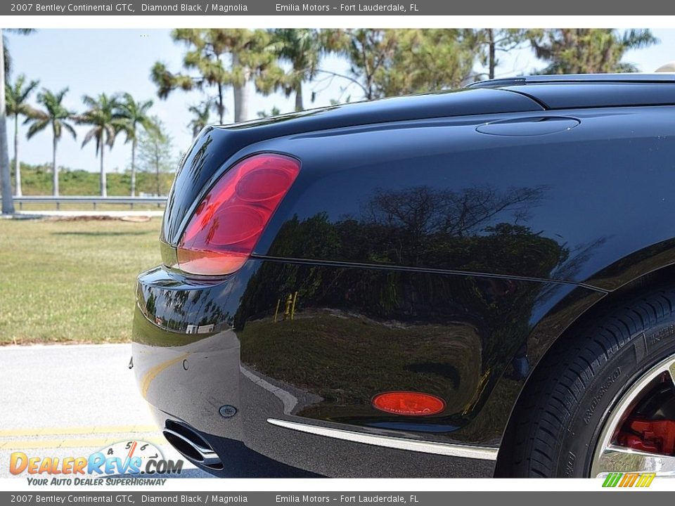 2007 Bentley Continental GTC Diamond Black / Magnolia Photo #20