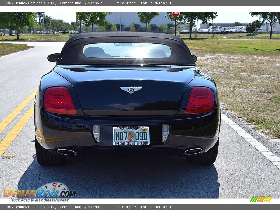 2007 Bentley Continental GTC Diamond Black / Magnolia Photo #26