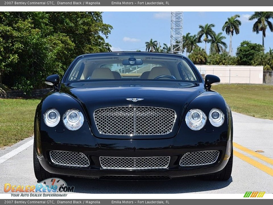 2007 Bentley Continental GTC Diamond Black / Magnolia Photo #30