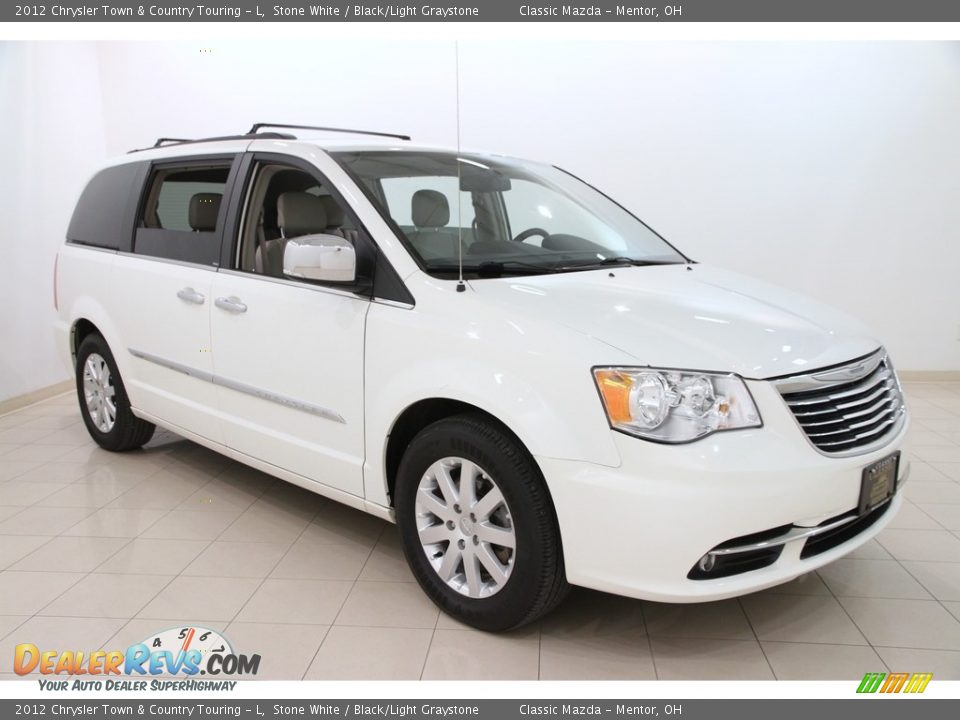 2012 Chrysler Town & Country Touring - L Stone White / Black/Light Graystone Photo #1
