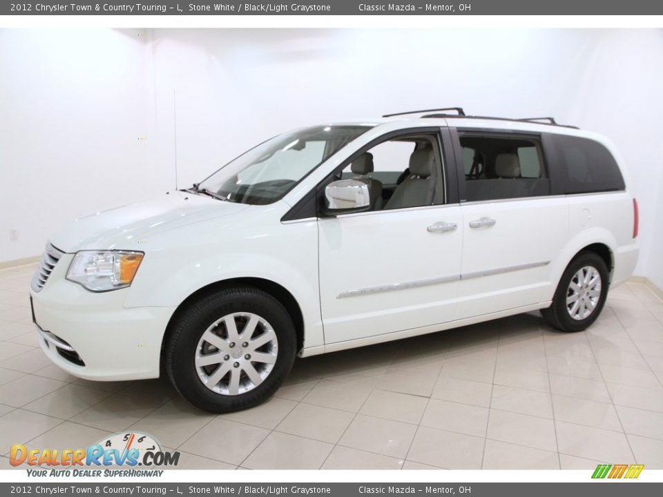 2012 Chrysler Town & Country Touring - L Stone White / Black/Light Graystone Photo #3