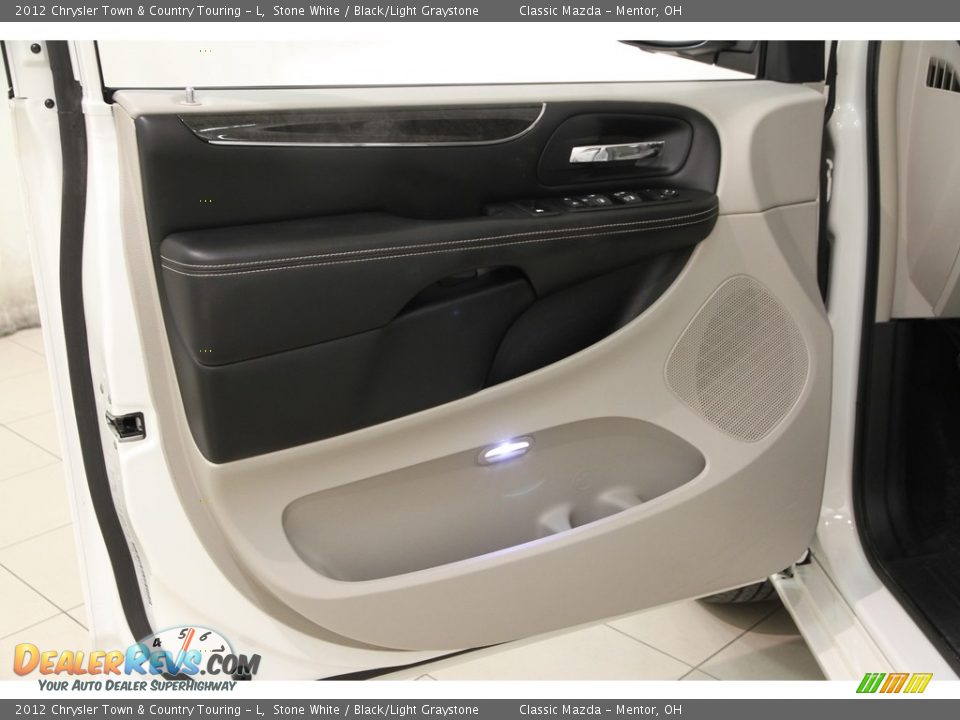 2012 Chrysler Town & Country Touring - L Stone White / Black/Light Graystone Photo #4