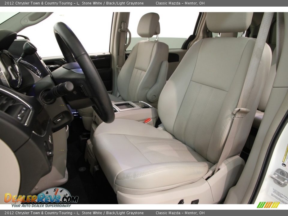 2012 Chrysler Town & Country Touring - L Stone White / Black/Light Graystone Photo #5