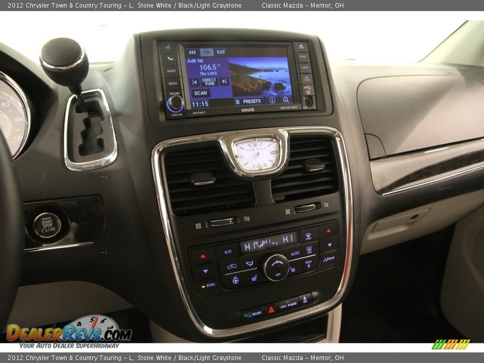 2012 Chrysler Town & Country Touring - L Stone White / Black/Light Graystone Photo #8
