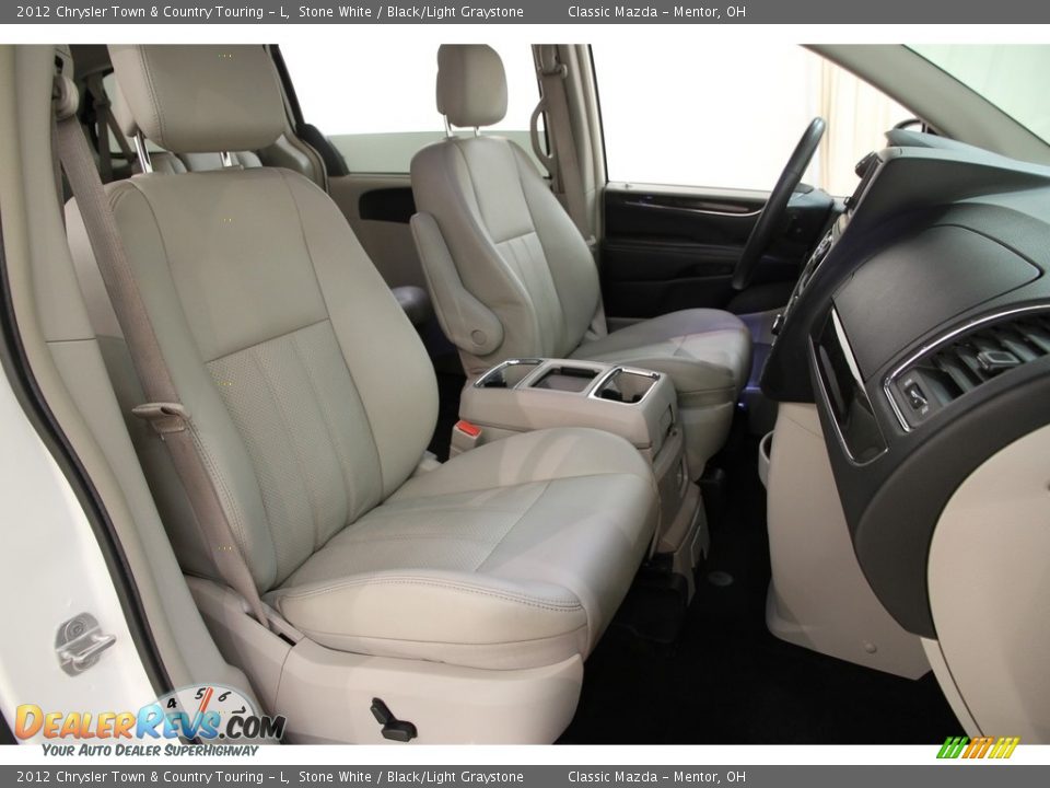 2012 Chrysler Town & Country Touring - L Stone White / Black/Light Graystone Photo #14