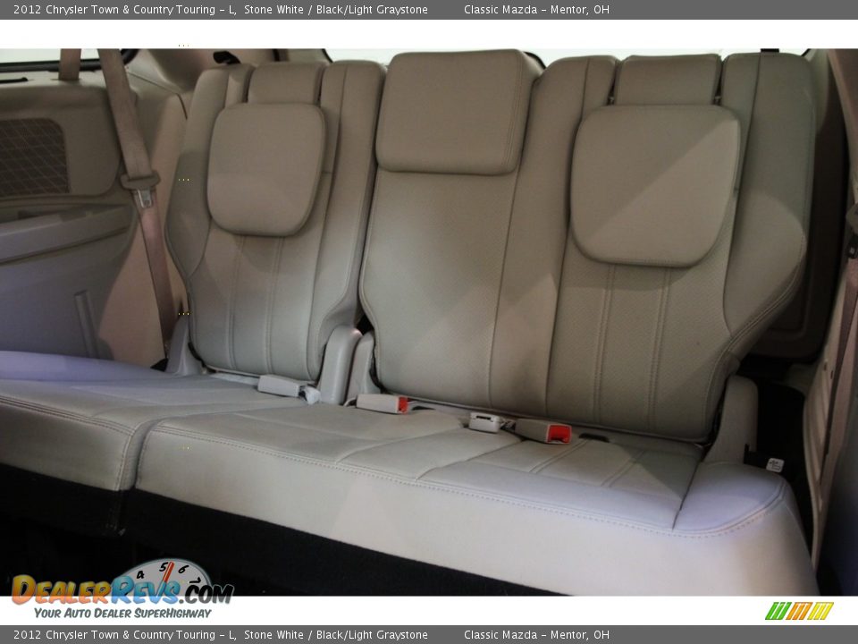2012 Chrysler Town & Country Touring - L Stone White / Black/Light Graystone Photo #17