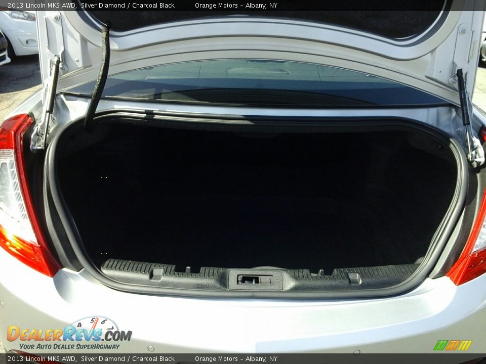 2013 Lincoln MKS AWD Silver Diamond / Charcoal Black Photo #7