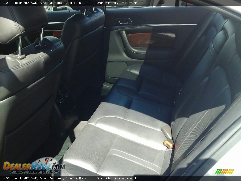 2013 Lincoln MKS AWD Silver Diamond / Charcoal Black Photo #9