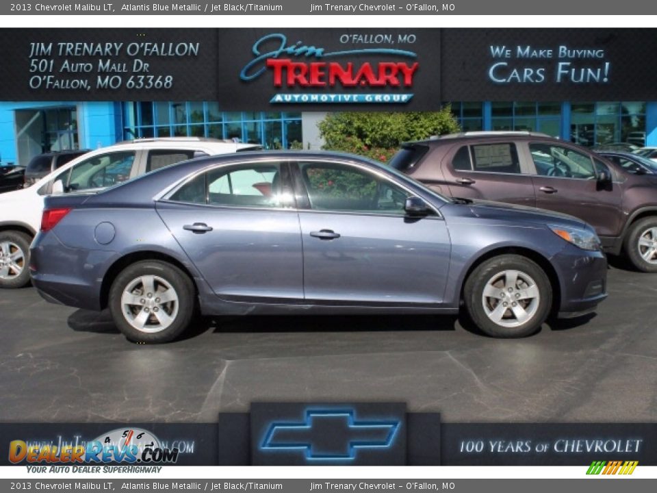 2013 Chevrolet Malibu LT Atlantis Blue Metallic / Jet Black/Titanium Photo #1