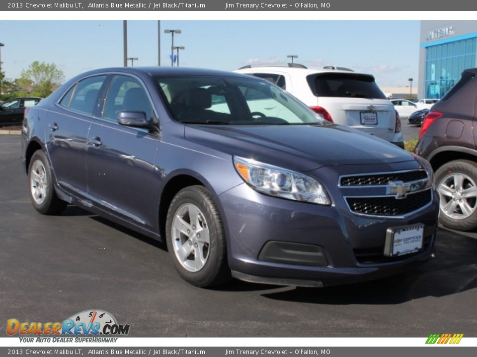 2013 Chevrolet Malibu LT Atlantis Blue Metallic / Jet Black/Titanium Photo #2