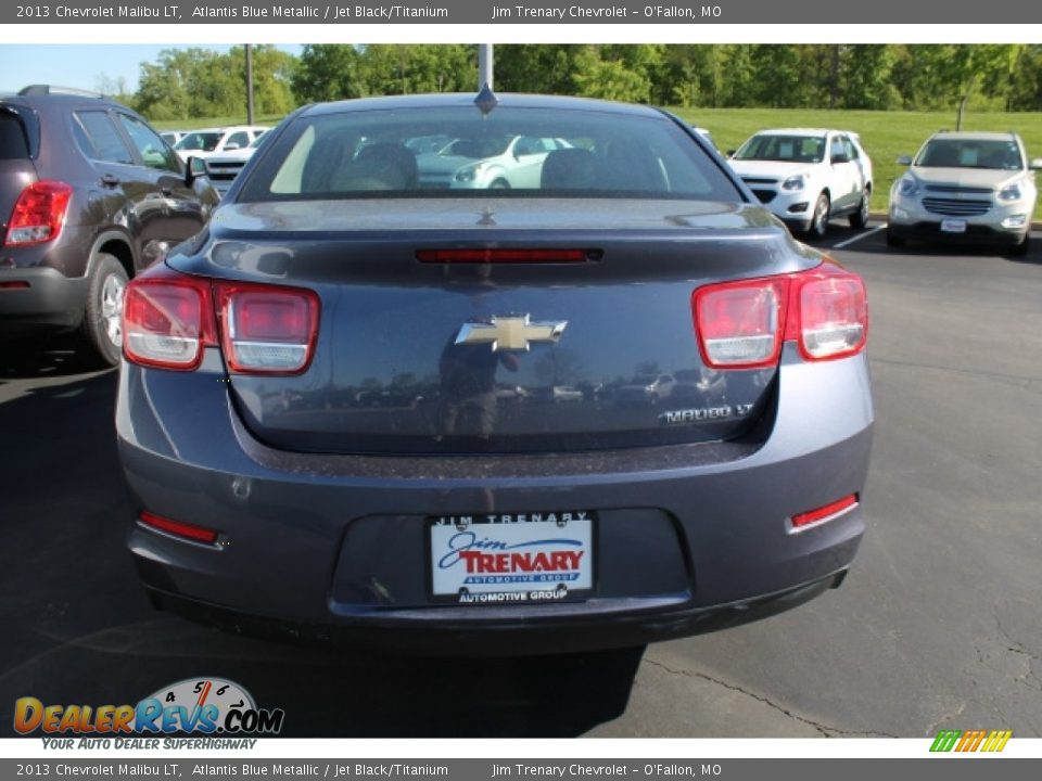 2013 Chevrolet Malibu LT Atlantis Blue Metallic / Jet Black/Titanium Photo #6