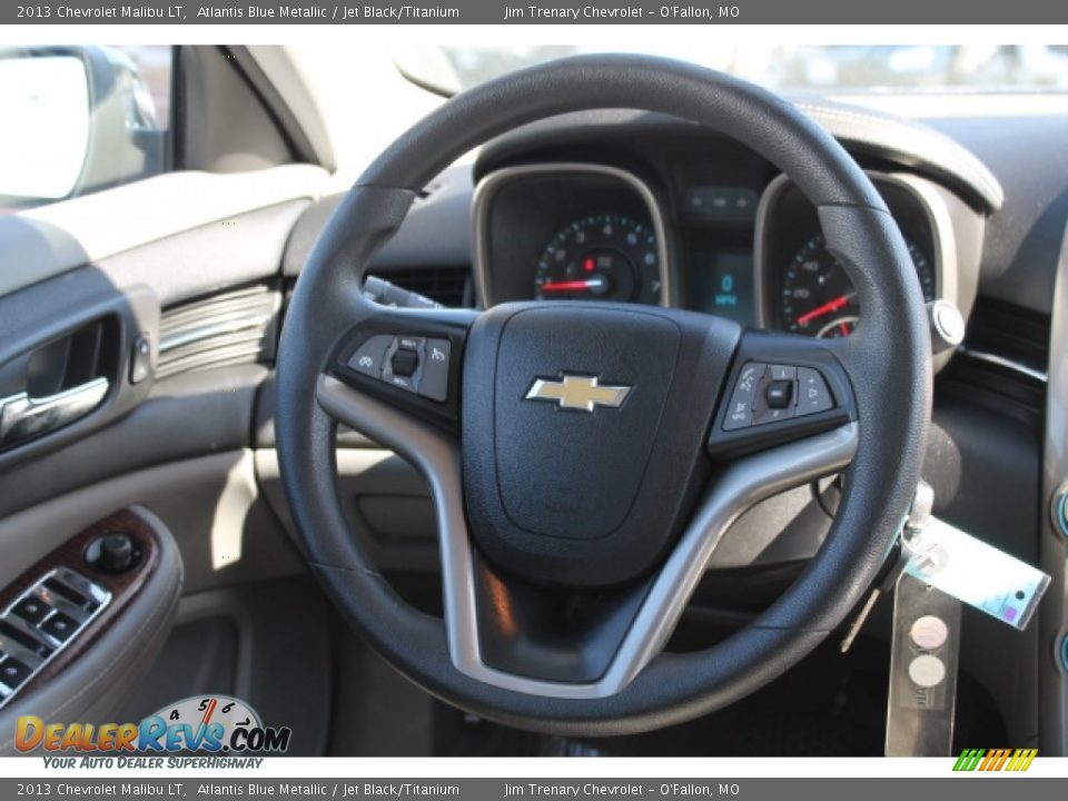 2013 Chevrolet Malibu LT Atlantis Blue Metallic / Jet Black/Titanium Photo #11