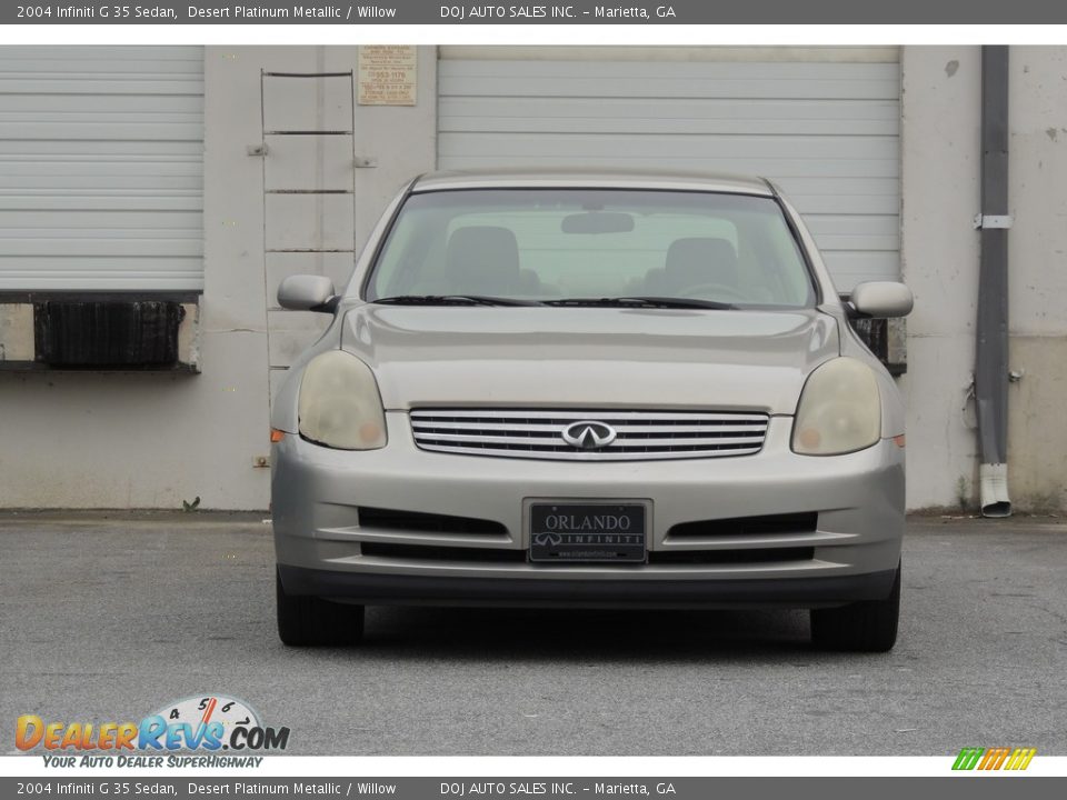 2004 Infiniti G 35 Sedan Desert Platinum Metallic / Willow Photo #6