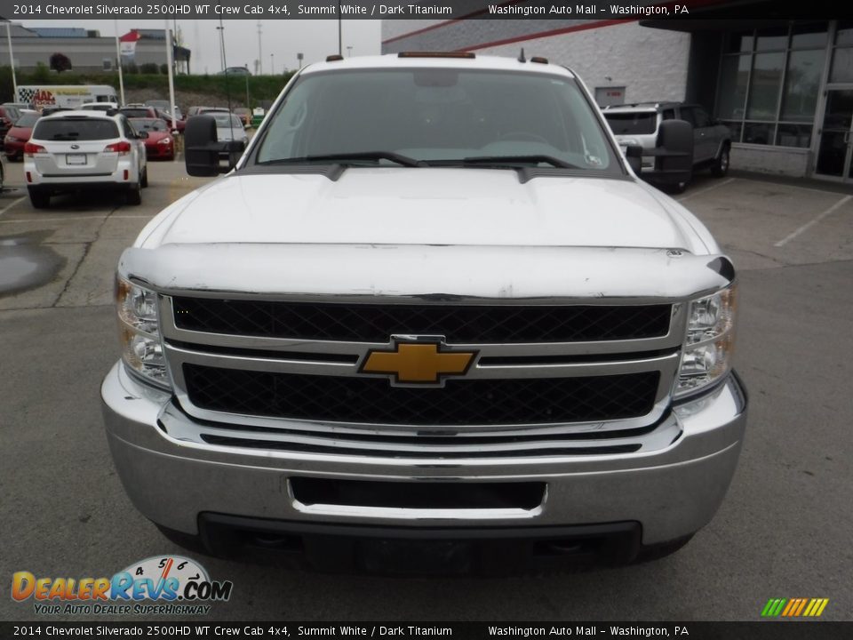 2014 Chevrolet Silverado 2500HD WT Crew Cab 4x4 Summit White / Dark Titanium Photo #3