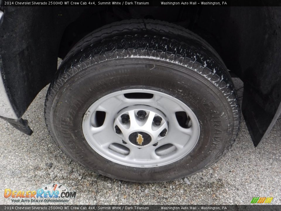 2014 Chevrolet Silverado 2500HD WT Crew Cab 4x4 Summit White / Dark Titanium Photo #5