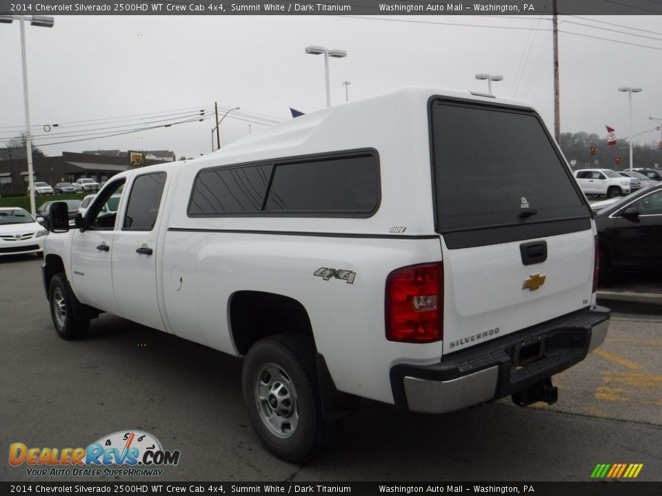 2014 Chevrolet Silverado 2500HD WT Crew Cab 4x4 Summit White / Dark Titanium Photo #7