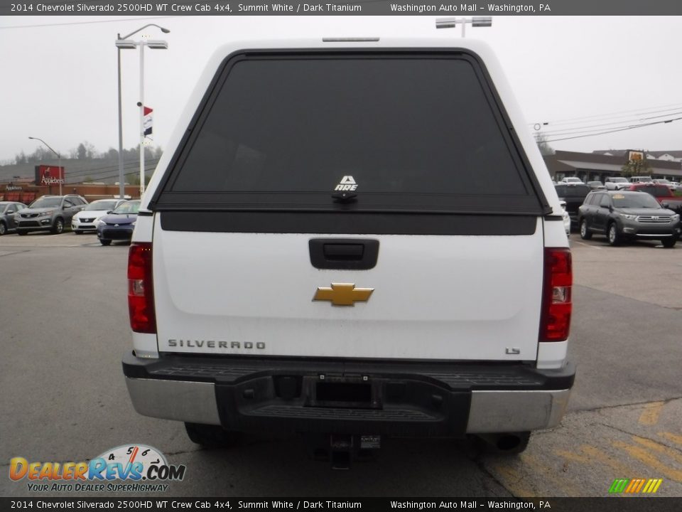 2014 Chevrolet Silverado 2500HD WT Crew Cab 4x4 Summit White / Dark Titanium Photo #8