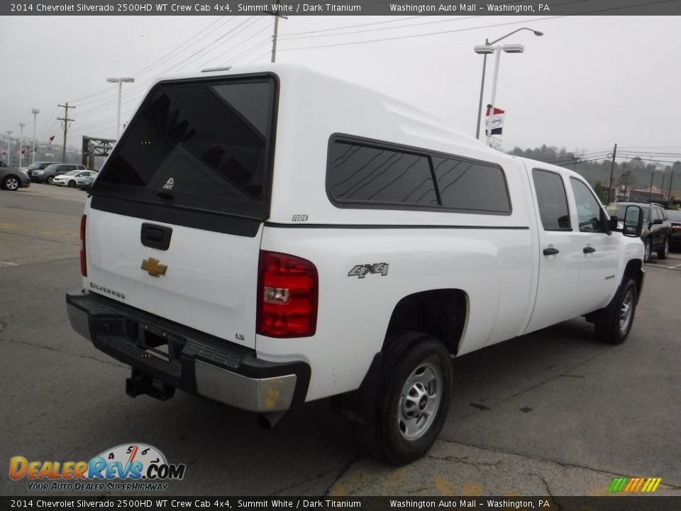 2014 Chevrolet Silverado 2500HD WT Crew Cab 4x4 Summit White / Dark Titanium Photo #9