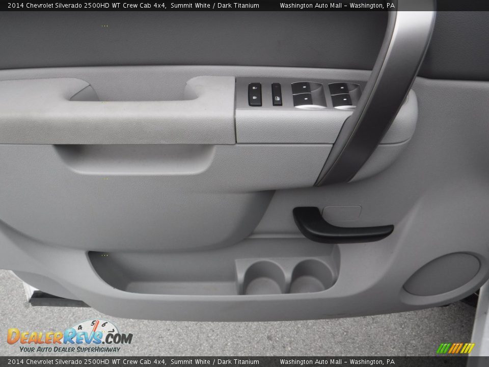 2014 Chevrolet Silverado 2500HD WT Crew Cab 4x4 Summit White / Dark Titanium Photo #14
