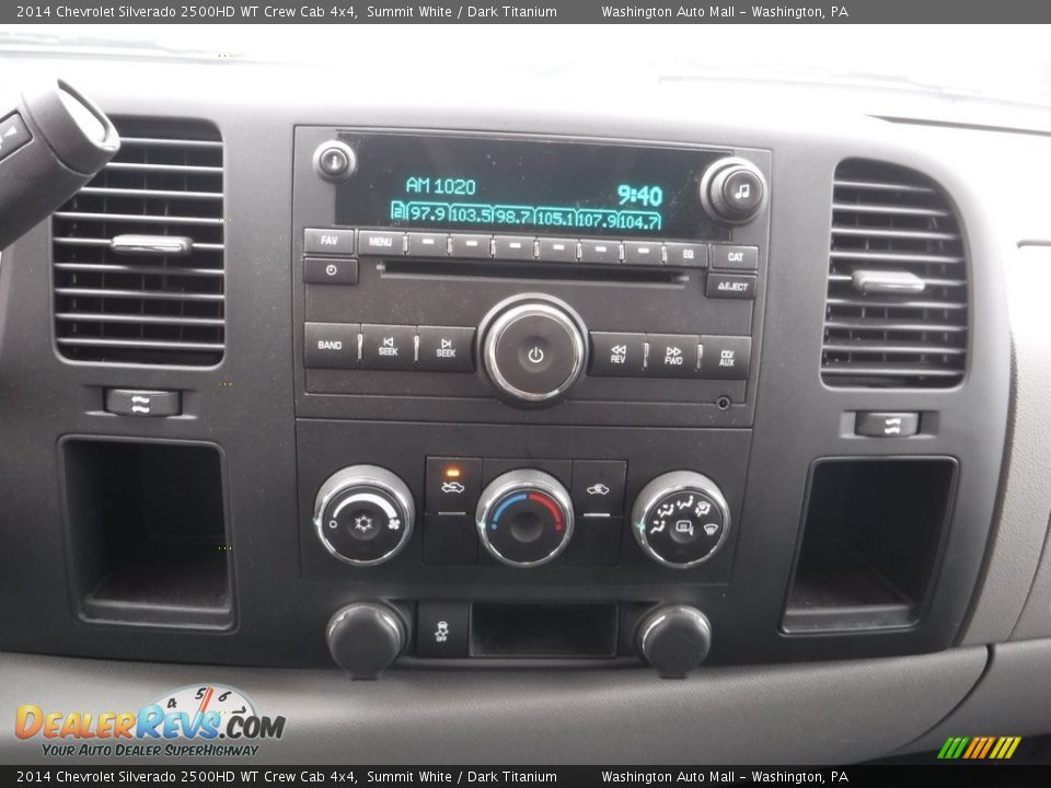 2014 Chevrolet Silverado 2500HD WT Crew Cab 4x4 Summit White / Dark Titanium Photo #17