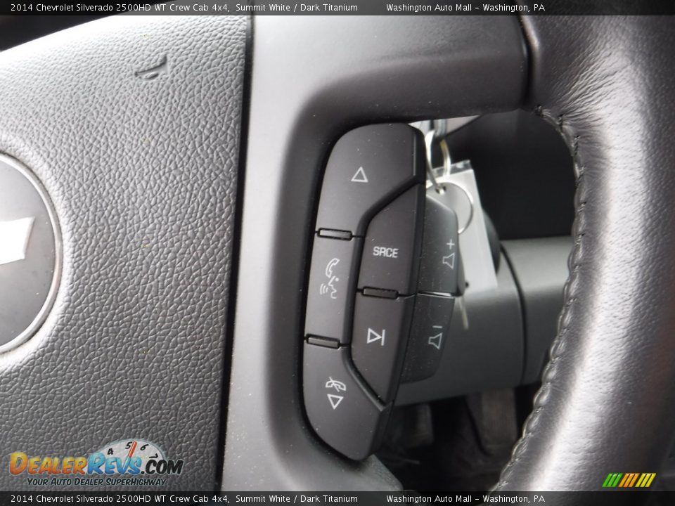 2014 Chevrolet Silverado 2500HD WT Crew Cab 4x4 Summit White / Dark Titanium Photo #20