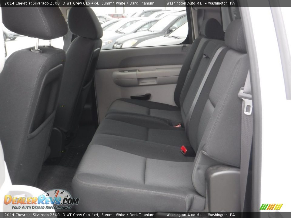 2014 Chevrolet Silverado 2500HD WT Crew Cab 4x4 Summit White / Dark Titanium Photo #21