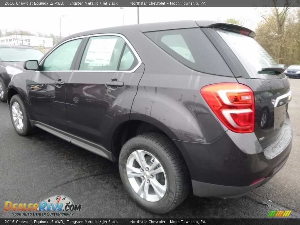 2016 Chevrolet Equinox LS AWD Tungsten Metallic / Jet Black Photo #9