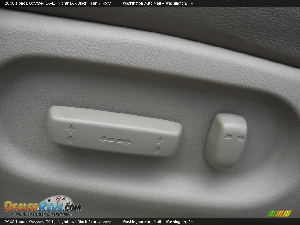 2008 Honda Odyssey EX-L Nighthawk Black Pearl / Ivory Photo #15