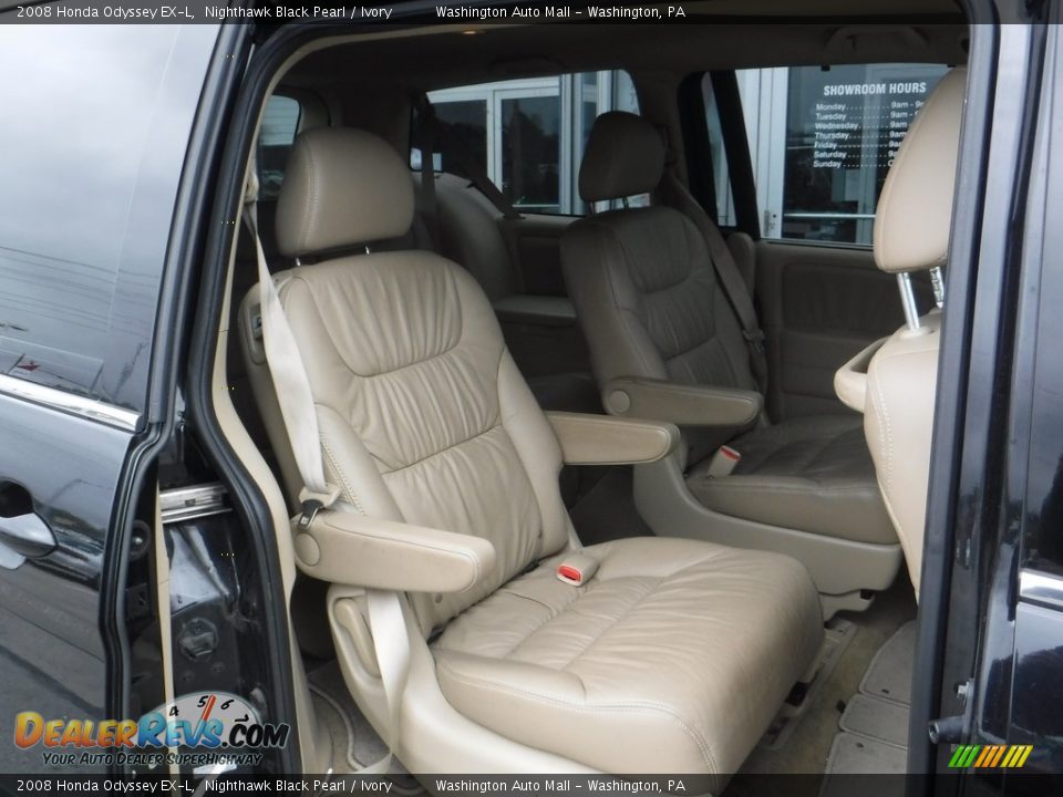 2008 Honda Odyssey EX-L Nighthawk Black Pearl / Ivory Photo #19
