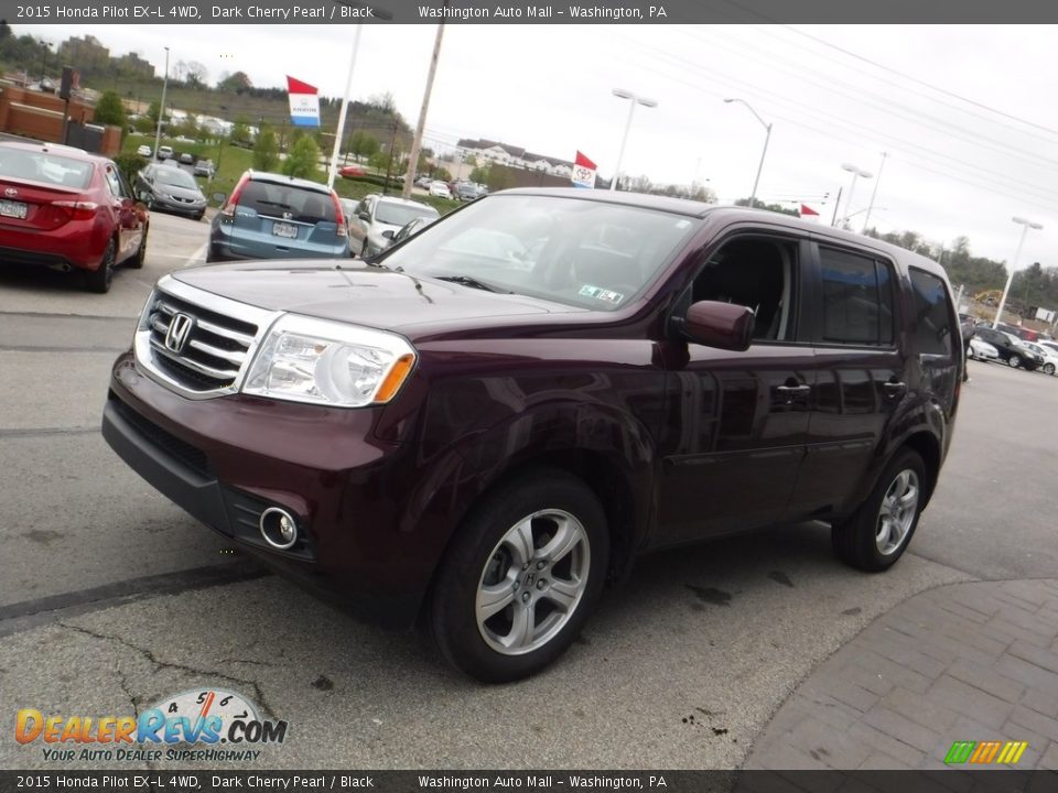 2015 Honda Pilot EX-L 4WD Dark Cherry Pearl / Black Photo #4