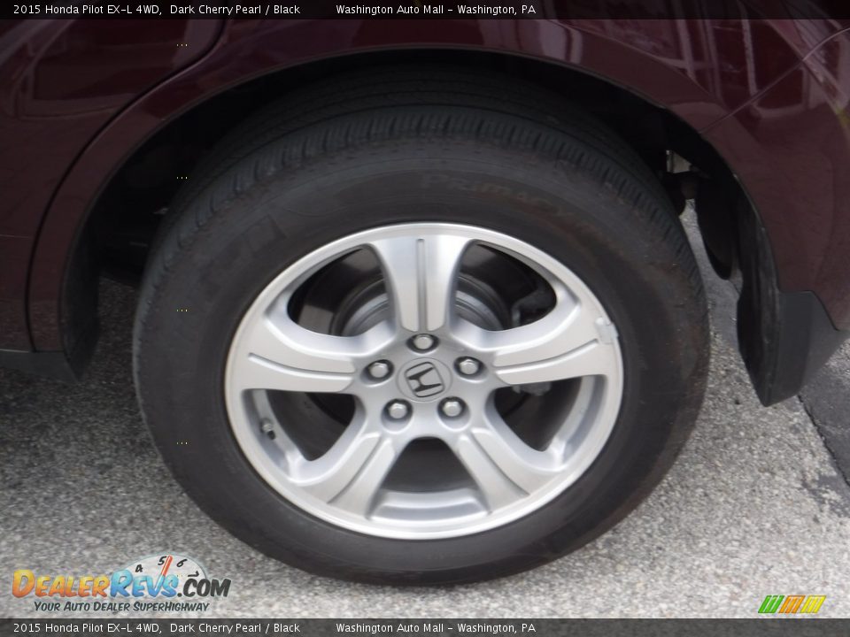 2015 Honda Pilot EX-L 4WD Dark Cherry Pearl / Black Photo #6