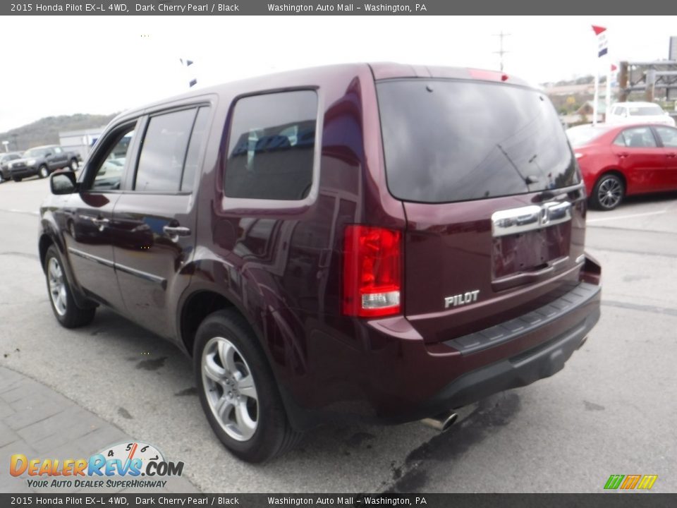 2015 Honda Pilot EX-L 4WD Dark Cherry Pearl / Black Photo #7